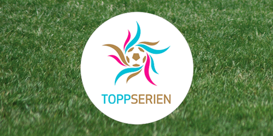 Grasmat met het logo van Toppserien