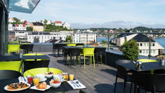 Tagterrasse Thon Hotel Arendal