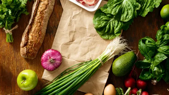 Fresh, colorful ingredients