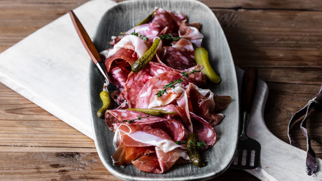 Tapas cured meat