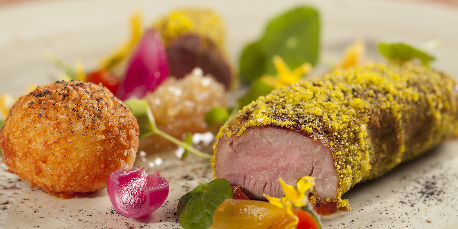 Svin inderfilet på restauranten Paparazzi i Tønsberg