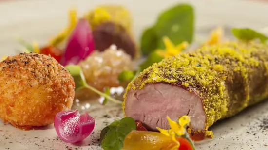 Svin inderfilet på restauranten Paparazzi i Tønsberg
