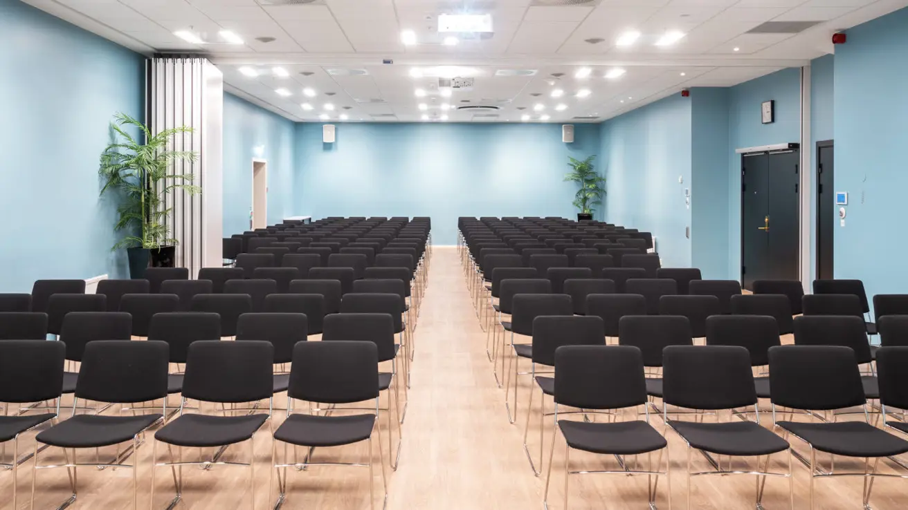 Møterom Fisketorget + Bryggen med klasserom opsett