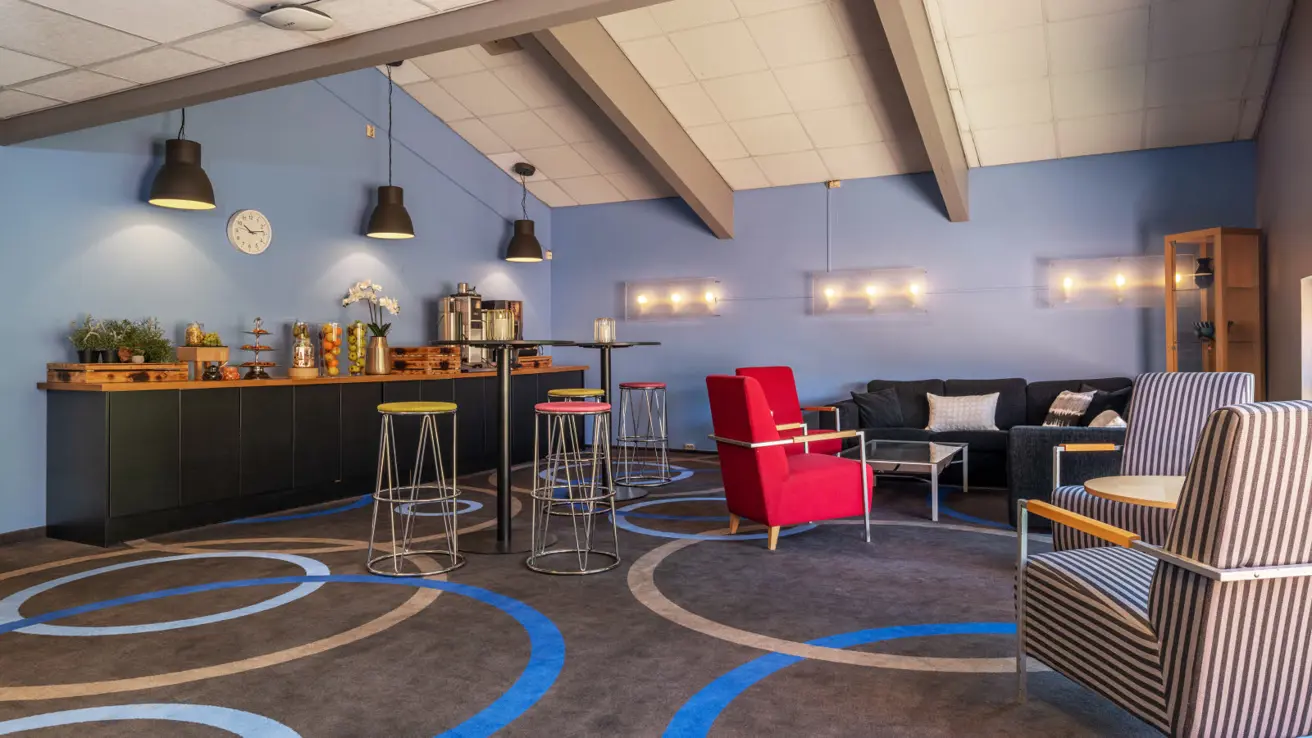 konferanse fellesareal med sitteområde