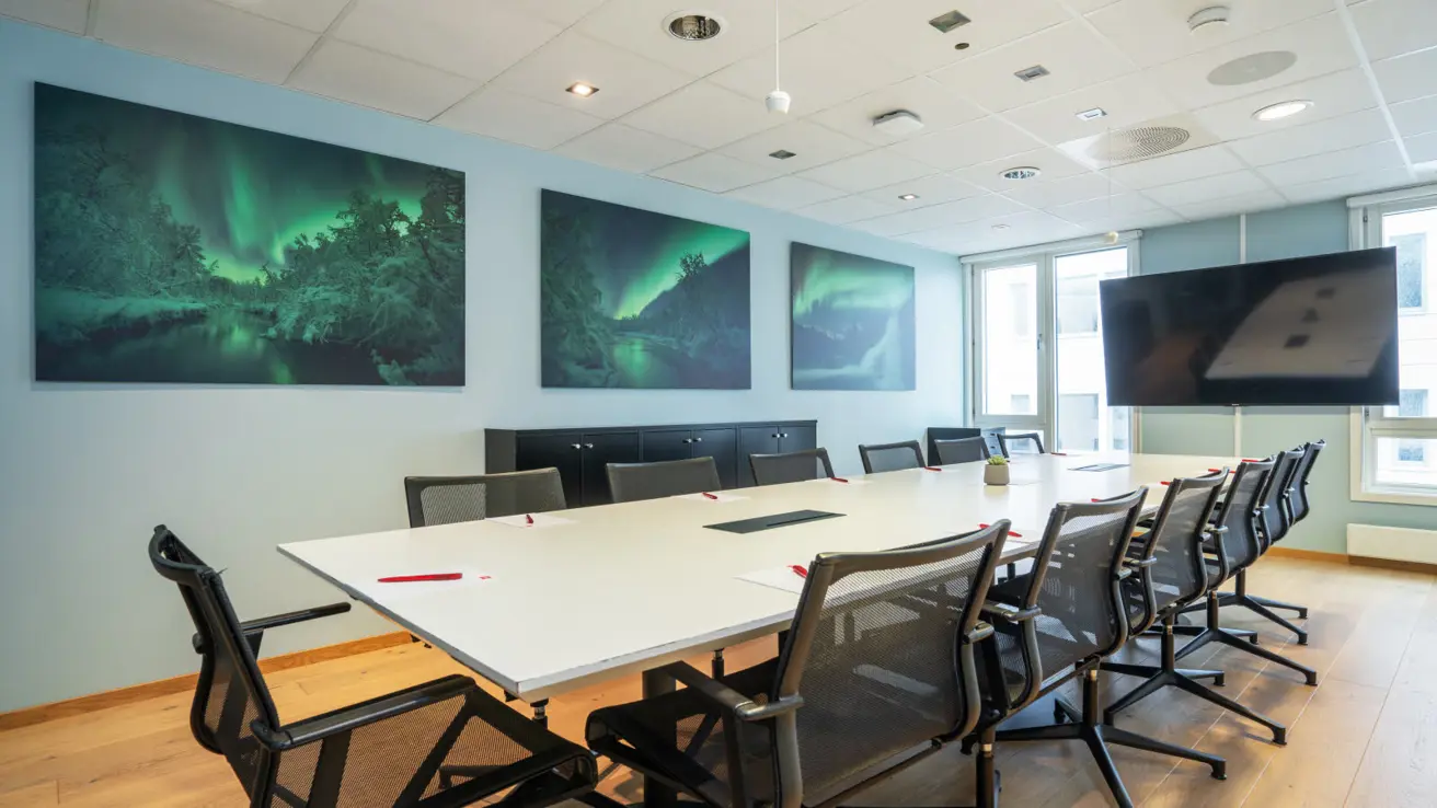 Mødelokale med plads til 6 personer