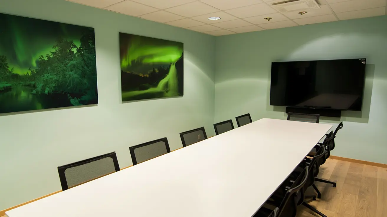 Mødelokale med plads til 12 personer