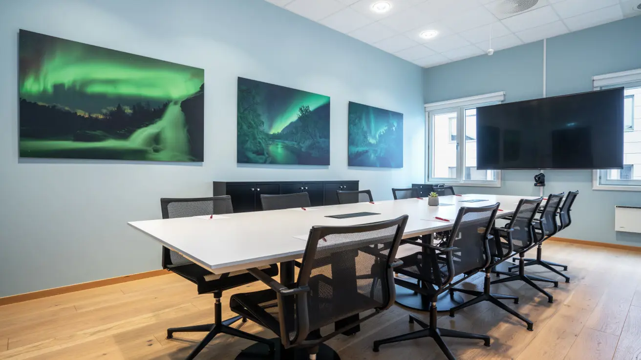 Thon Hotel Nordlys Mødelokale langbord