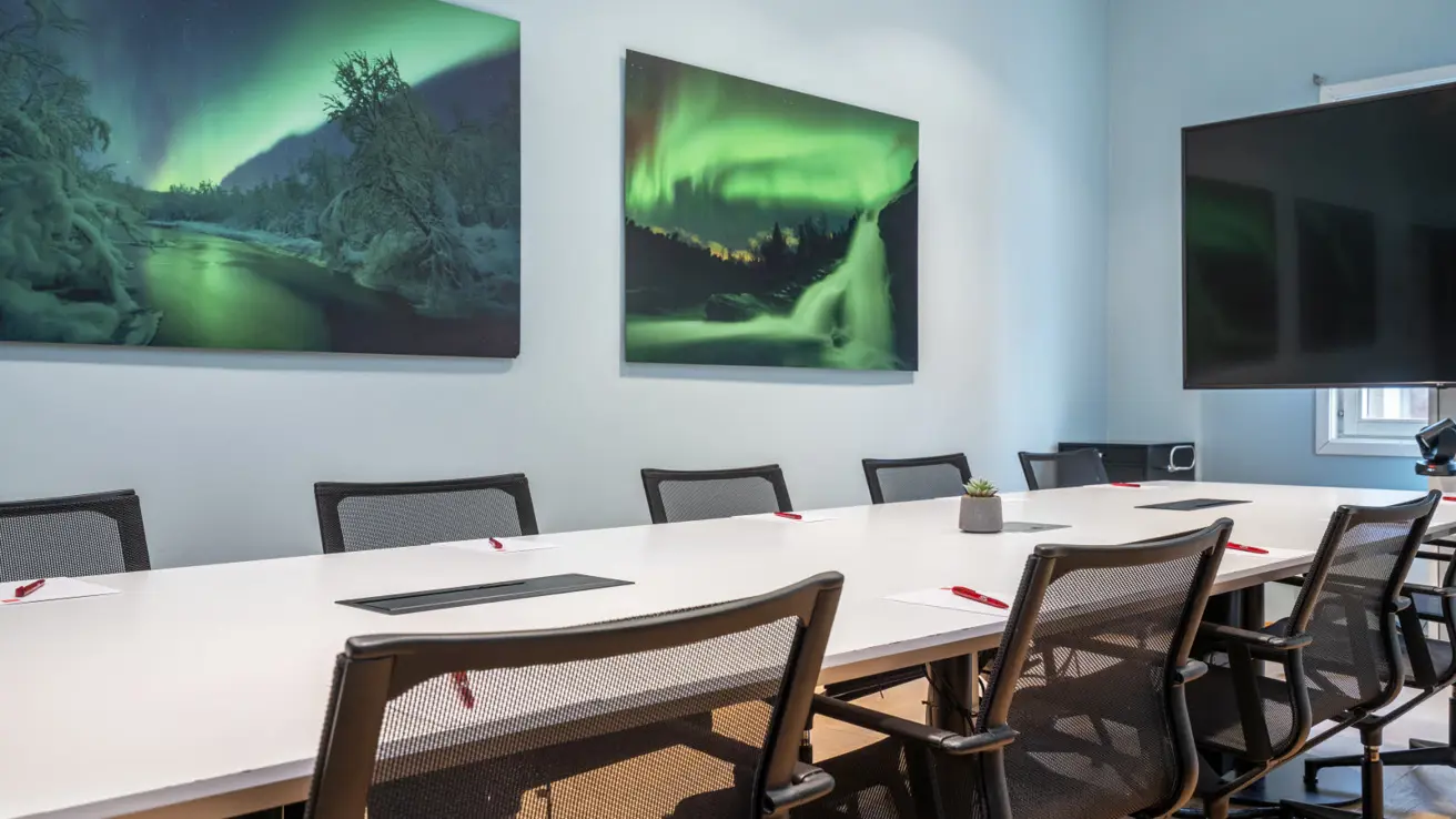 Thon Hotel Nordlys Mødelokale langbord