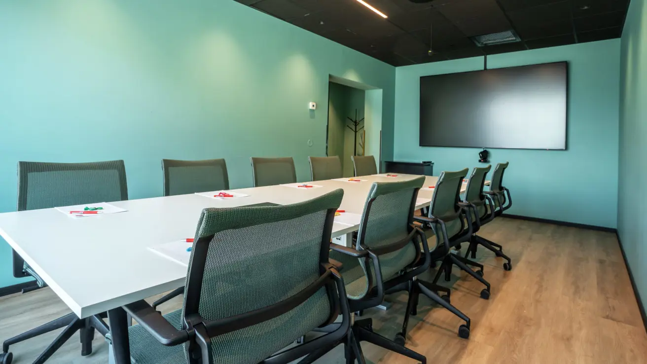 Konferanserom Fjell med  klasserom oppsett