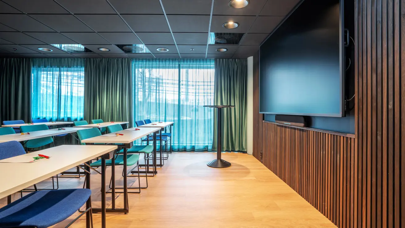 Pauseområde i konferanseavdelingen ved Thon Hotel Hammerfest