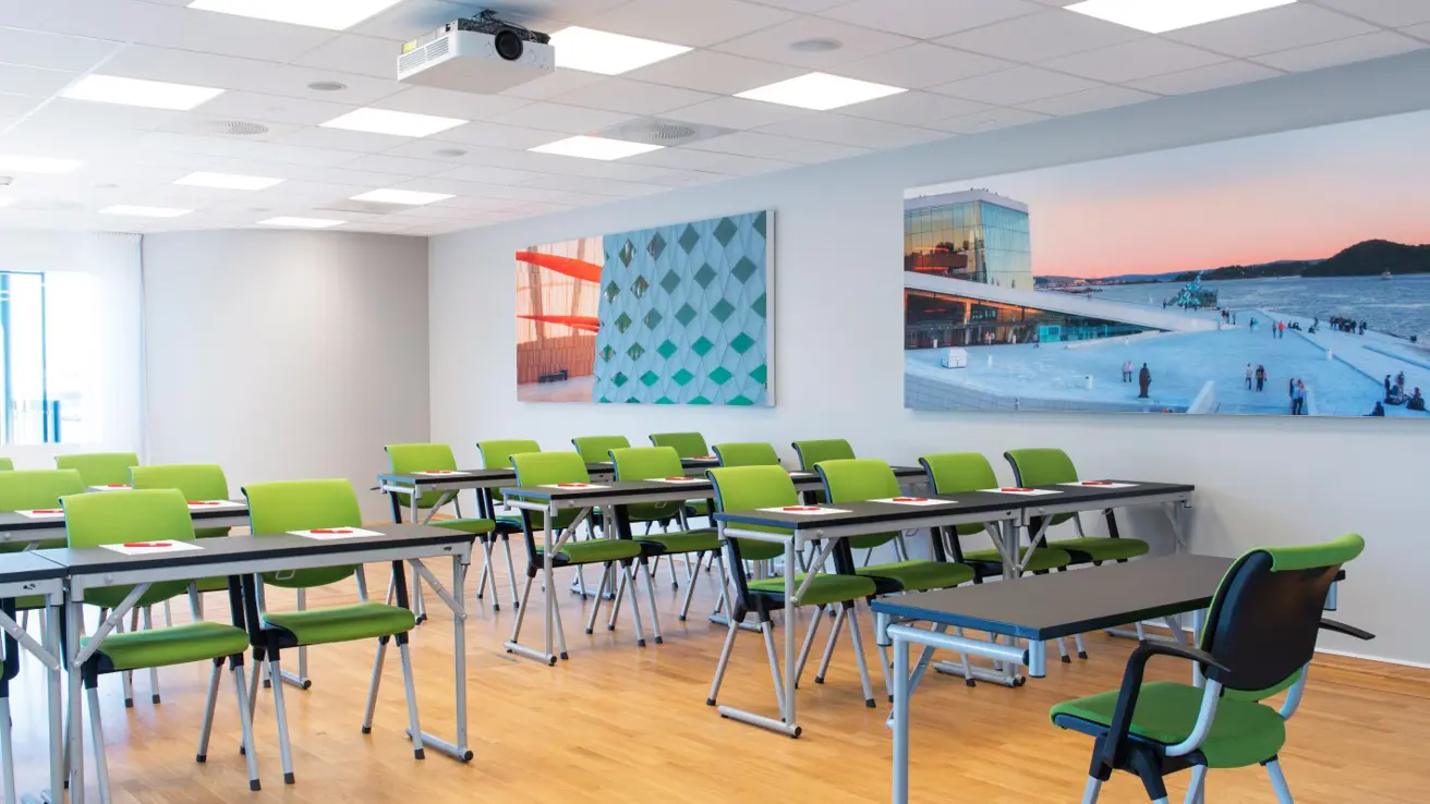 Konferansesal Carmen klasseoppsett